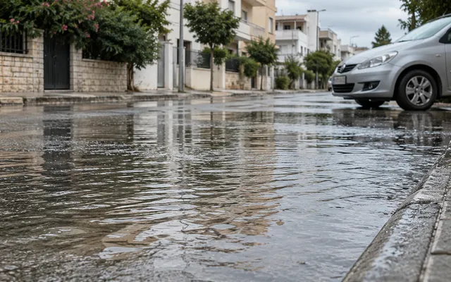 Përmbytje në Durrës: vështirësi në qarkullim më 9 tetor
