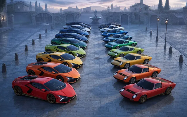 Lamborghini Revuelto Miura 60 Homage: seri me 99 makina