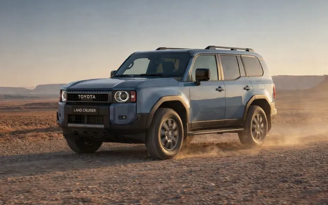 Toyota Land Cruiser Prado 2026 — rikthehen fenerët e rrumbullakët