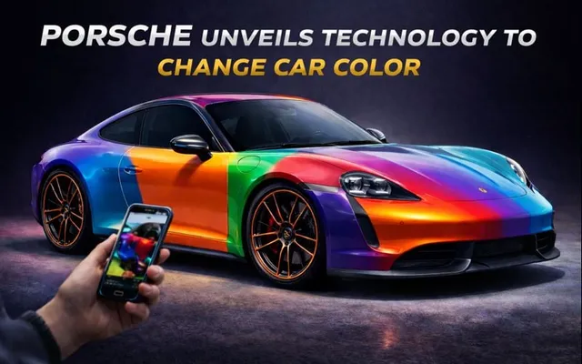 Porsche patenton teknologjinë që ndryshon ngjyrën e makinës Porsche patenton teknologjinë që ndryshon ngjyrën e makinës