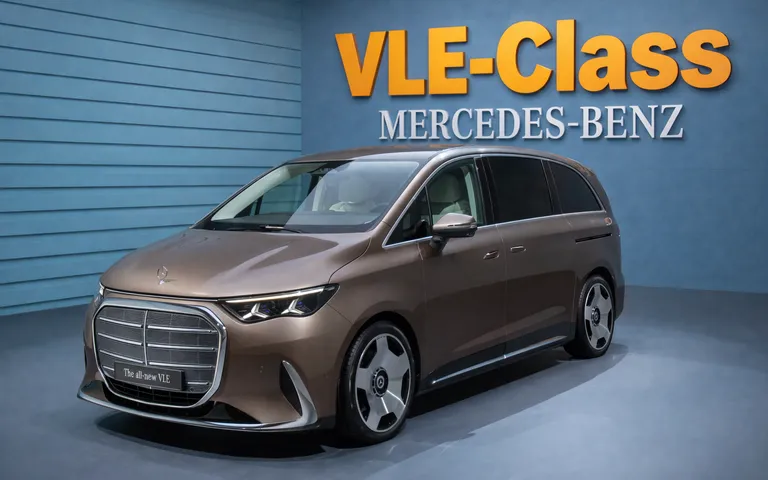 Mercedes-Benz VLE Class — minivan elektrik premium i së ardhmes Mercedes-Benz VLE Class — minivan elektrik premium i së ardhmes